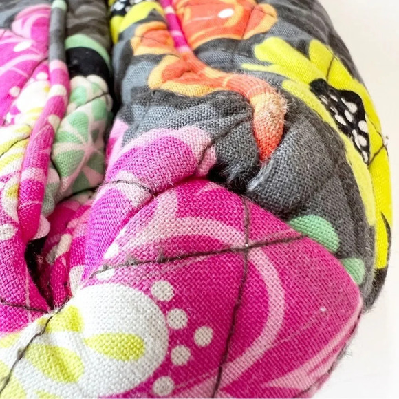 Vera Bradley Iconic‎ Campus Backpack Ziggy Zinnia Black Quilted Floral School - Picture 6 of 14